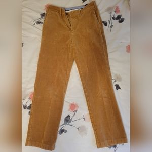 Tan Corduroy Polo by Ralph Lauren Classic Fit Pants Size 30×30